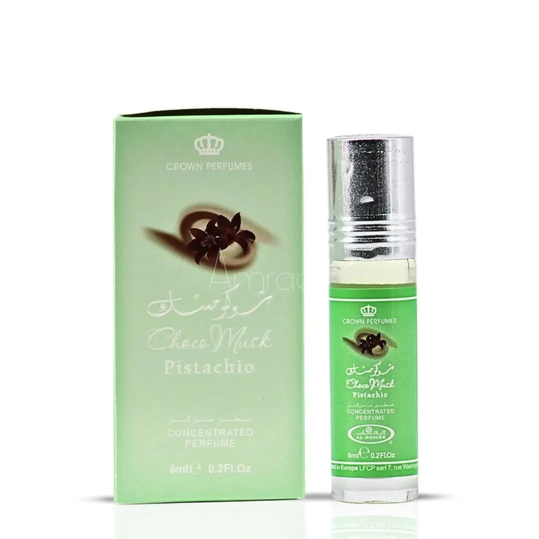 Choco Musk Pistachio Oil Perfume, Al Rehab  Parfum Al Rehab Amraee
