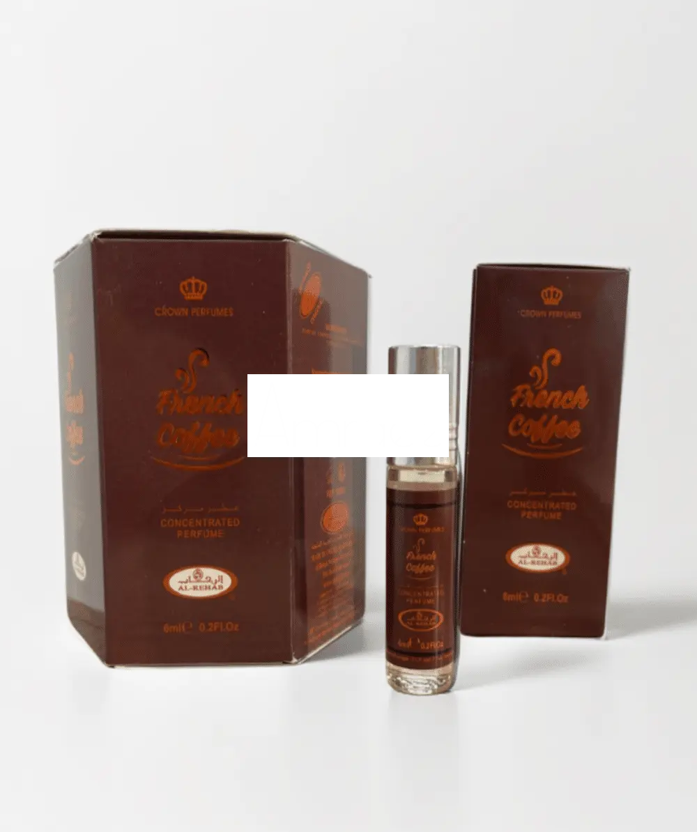 French Coffee, Al Rehab, huile de parfum  Parfum Al Rehab Amraee