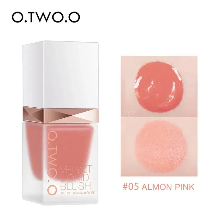 Liquid Blush Salmon Pink - O.TWO.O  Maquillage Rude Amraee