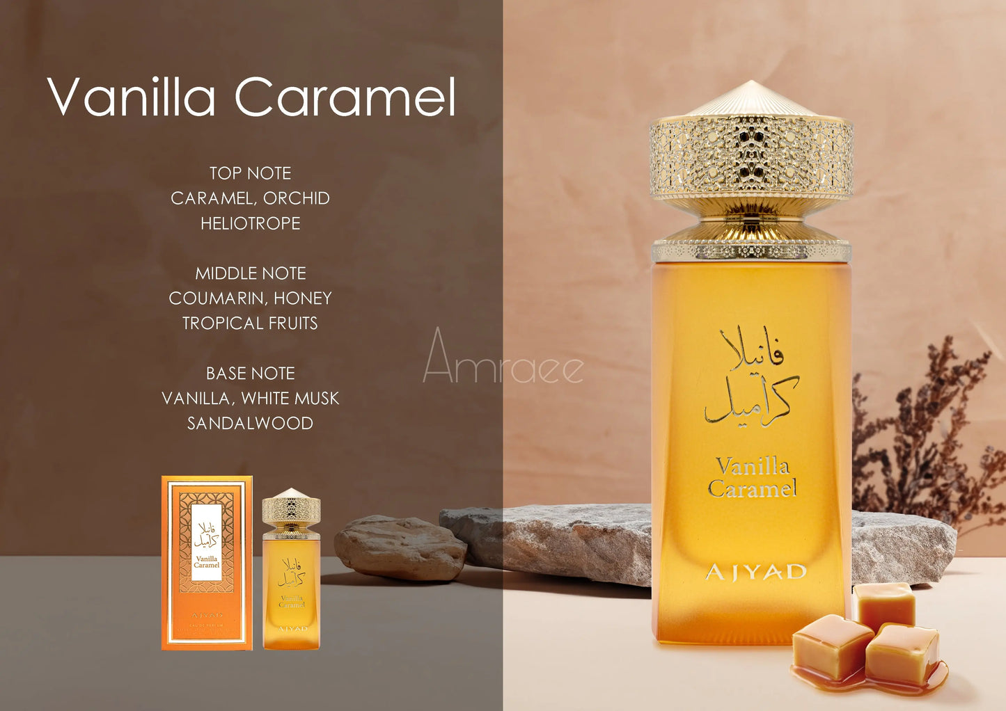 Vanilla Caramel, Ajyad  Parfum Ajyad Amraee