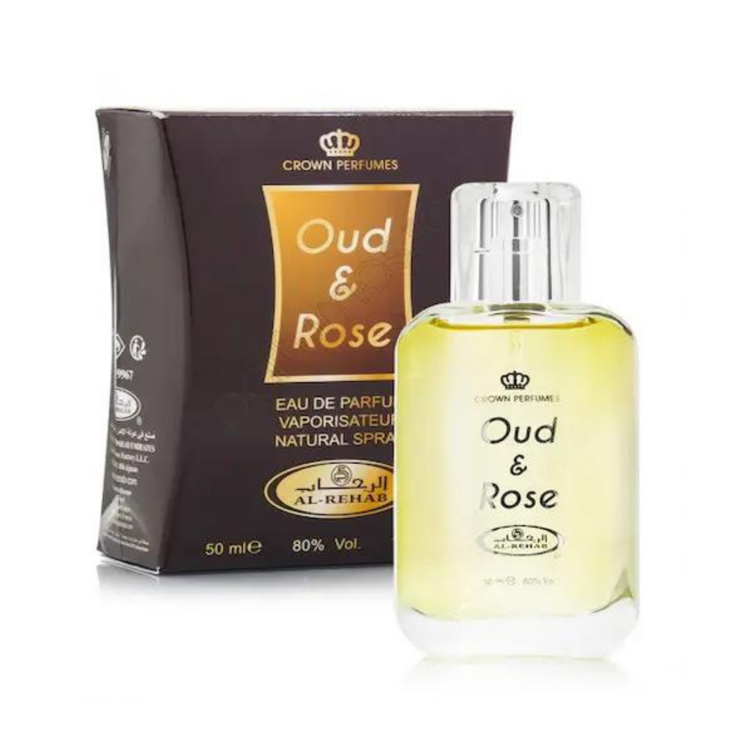 packaging Oud et Rose Al Rehab amraee.com