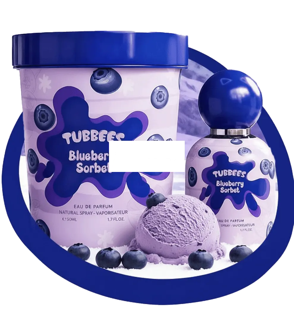 Blueberry Sorbet, Tubbees in a Tub, Tubbees  Parfum Tubbees Amraee