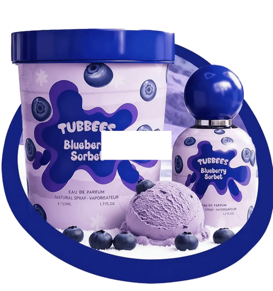 Blueberry Sorbet, Tubbees in a Tub, Tubbees  Parfum Tubbees Amraee