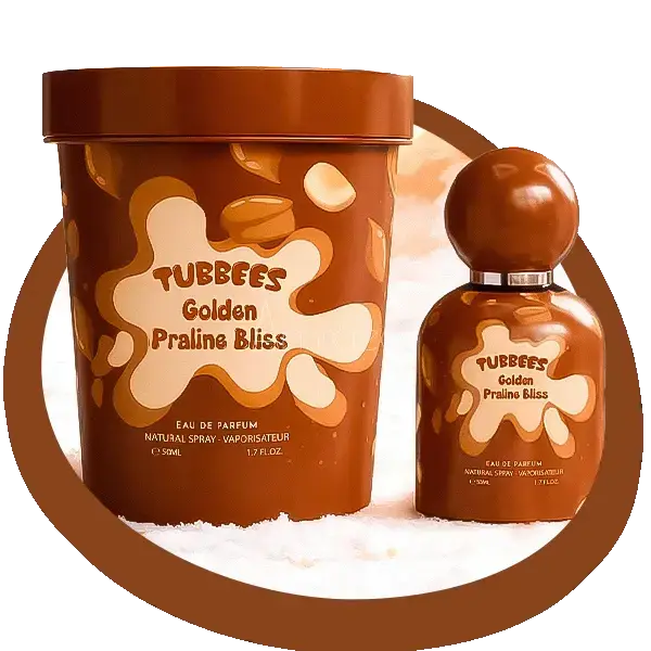 Golden Praline Bliss Tubbes in Tub