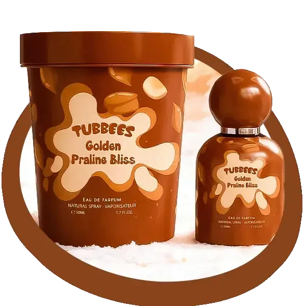 Golden Praline Bliss Tubbes in Tub
