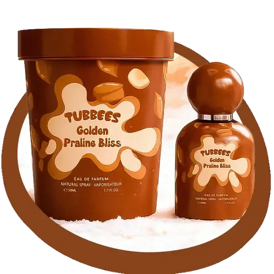 Golden Praline Bliss Tubbes in Tub