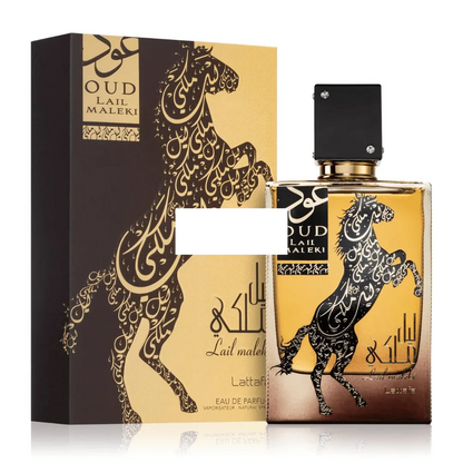 Oud Lail Maleki - Lattafa packaging amaree.com