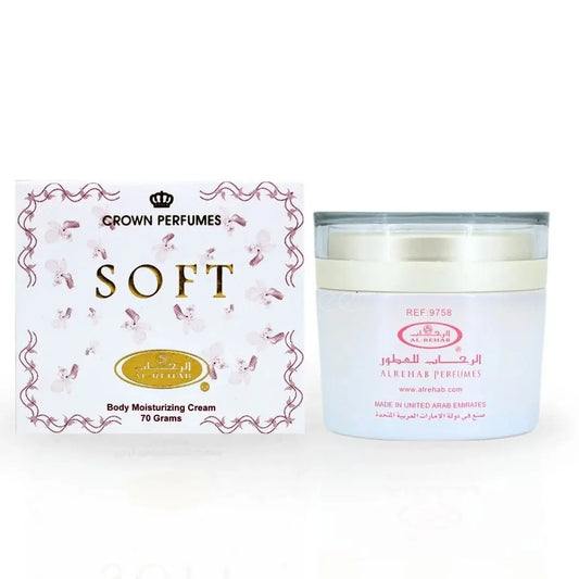Soft Body Cream - Al Rehab  Crème corporelle Al Rehab Amraee