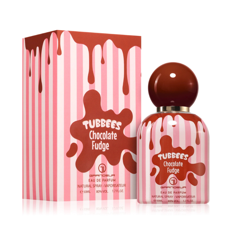 Tubbees, Chocolate Fudge, Grandeur - packaging amraee.com