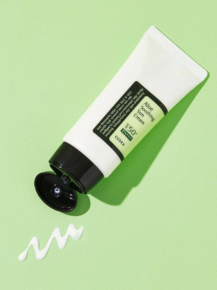 Aloe Smoothing Sun Cream 50+ SPF - COSRX  Soin du visage MEDICUBE Amraee