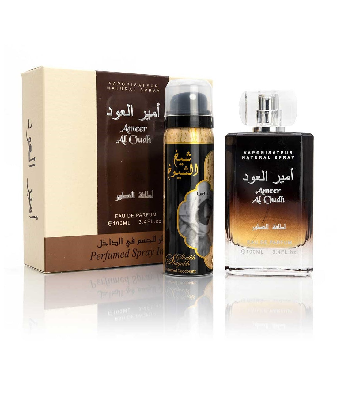 packaging Ameer Al Oudh Lattafa amraee.com