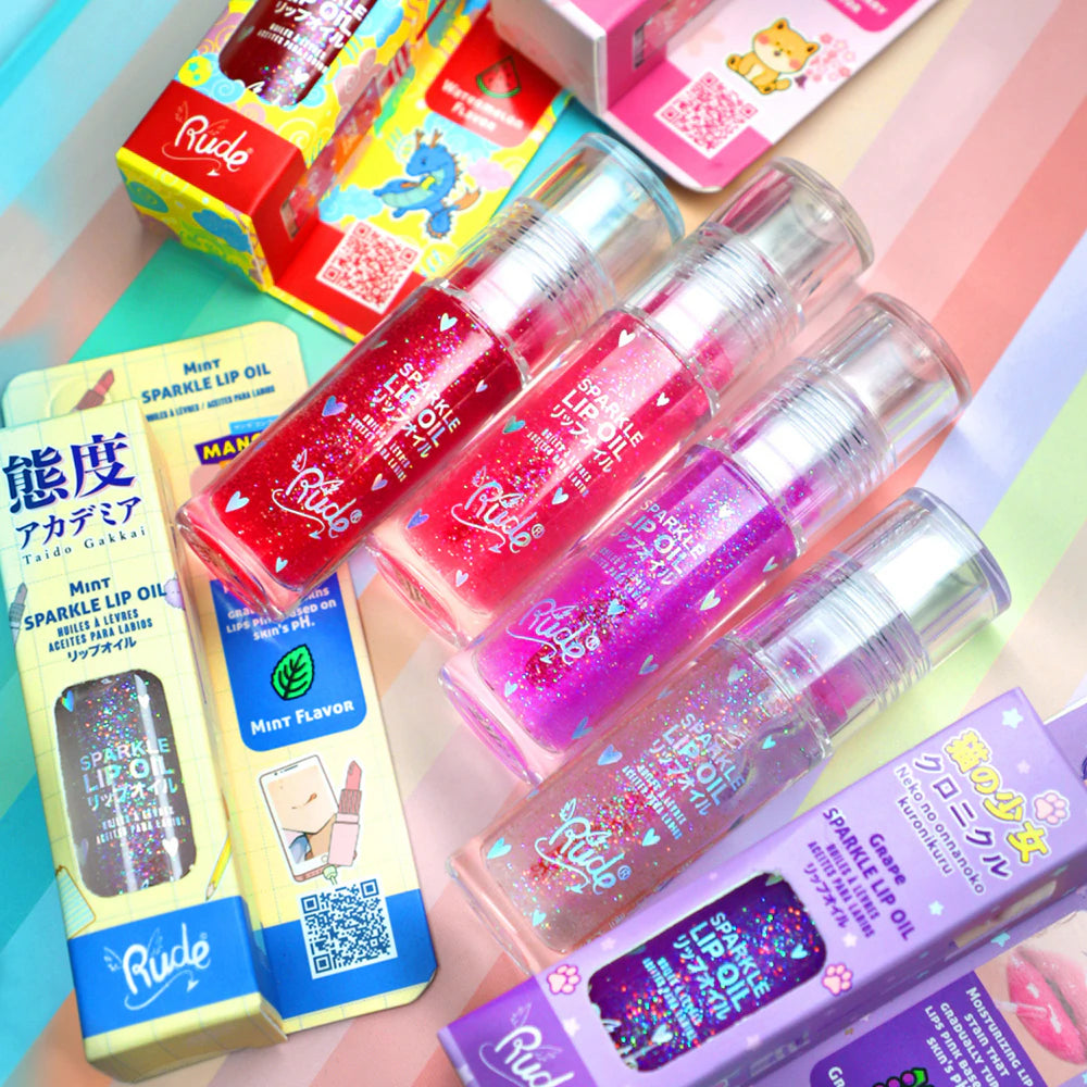 Sparkle Lip Oil Manga Collection, Gloss à lèvres - Rude  Make-Up Maybelline NewYork Amraee
